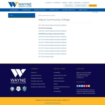 General Information - Wayne Community College General Information - Wayne Community College