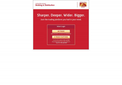 User login - Aditya Birla Money Broking and Distribution User login - Aditya Birla Money Broking and Distribution