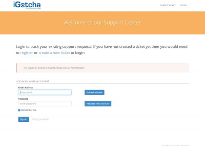 iGotcha: Login iGotcha: Login