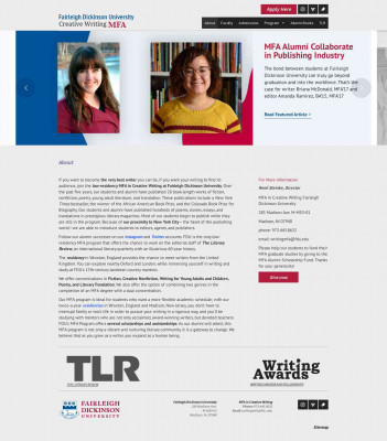 Creative Writing MFA at Fairleigh Dickinson University – The ... Creative Writing MFA at Fairleigh Dickinson University – The ...