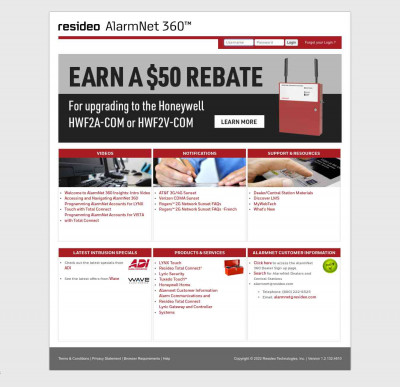 AlarmNet 360 - Login AlarmNet 360 - Login