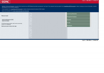 WebAdvisor Main Menu - CCAC WebAdvisor Main Menu - CCAC