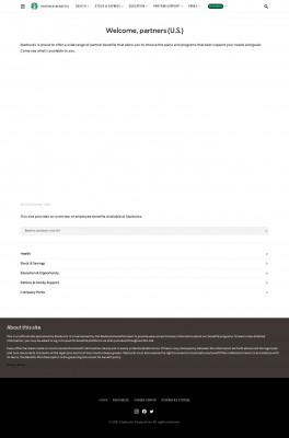 Contact Information - Starbucks Partner Benefits Contact Information - Starbucks Partner Benefits