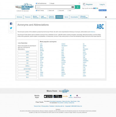 CANTRAC - Acronyms and Abbreviations CANTRAC - Acronyms and Abbreviations
