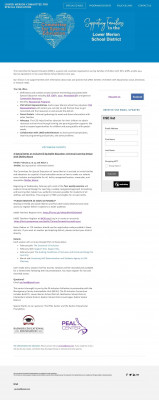 Transition - LOWER MERION COMMITTEE FOR SPECIAL ... Transition - LOWER MERION COMMITTEE FOR SPECIAL ...