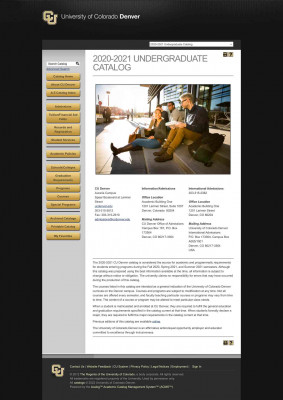 Registration & Records - University of Colorado Denver Registration & Records - University of Colorado Denver
