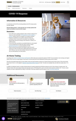 Summary by Campus - uccs covid-19 Summary by Campus - uccs covid-19