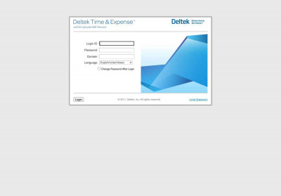 Login Page - Deltek Time & Expense - Login Login Page - Deltek Time & Expense - Login
