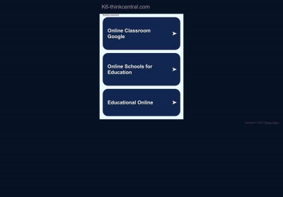 https://www.k6-thinkcentral.com/ https://www.k6-thinkcentral.com/