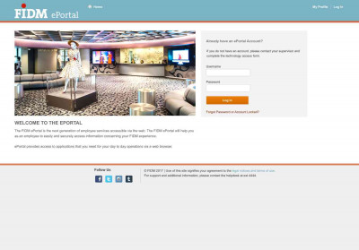 FIDM ePortal Login FIDM ePortal Login