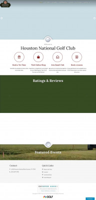 Houston National Golf Club: Home Houston National Golf Club: Home