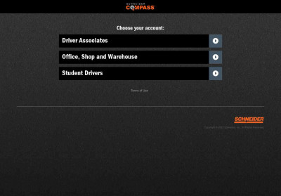 Driver Login - Schneider Compass Driver Login - Schneider Compass