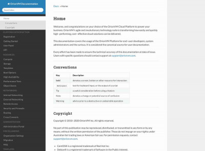Getting Started - OrionVM Documentation Getting Started - OrionVM Documentation