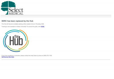Notification: SERC / The Hub - Select Medical Notification: SERC / The Hub - Select Medical