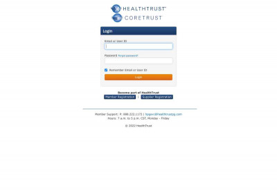 Login - HealthTrust Login - HealthTrust