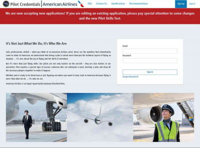 Pilot Credentials | American Airlines
