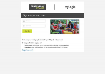 Centennial College myLogin Centennial College myLogin