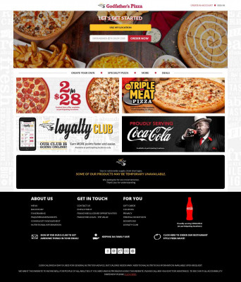 Godfather's Pizza - A Pizza You Can't Refuse | Homepage Godfather's Pizza - A Pizza You Can't Refuse | Homepage