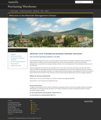 Resources - Purchasing/Warehouse | Appalachian State ... Resources - Purchasing/Warehouse | Appalachian State ...