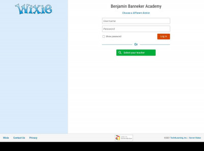 Log in | Wixie Log in | Wixie
