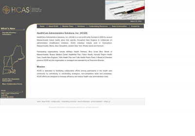 Plans - HealthCare Administrative Solution Plans - HealthCare Administrative Solution