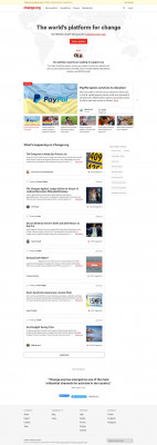 Change.org · The world's platform for change Change.org · The world's platform for change