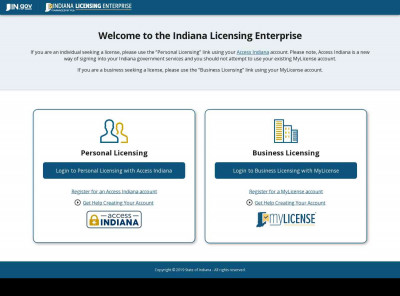 Login - Indiana Licensing Enterprise - IN.gov Login - Indiana Licensing Enterprise - IN.gov