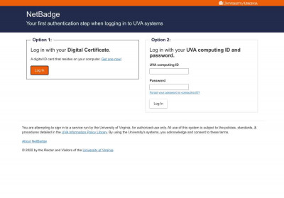 NetBadge Home - UVA ITS NetBadge Home - UVA ITS