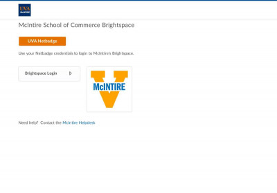 Brightspace Login - McIntire School Brightspace Login - McIntire School
