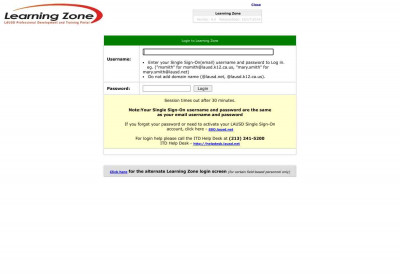 Login to Learning Zone Login to Learning Zone
