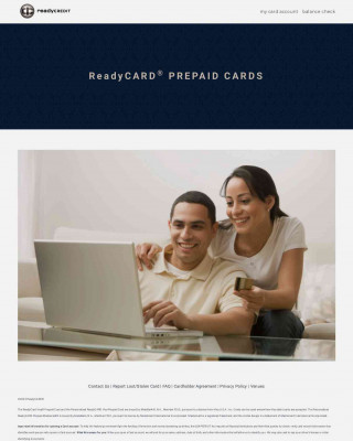 Balance Check — Ready Credit - ReadyCARD ® PREPAID ... Balance Check — Ready Credit - ReadyCARD ® PREPAID ...