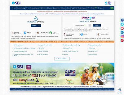 Login - SBI - State Bank of India - Personal Banking Login - SBI - State Bank of India - Personal Banking