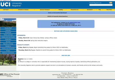 Tuition and Fees Payment Status - UCI University Registrar Tuition and Fees Payment Status - UCI University Registrar