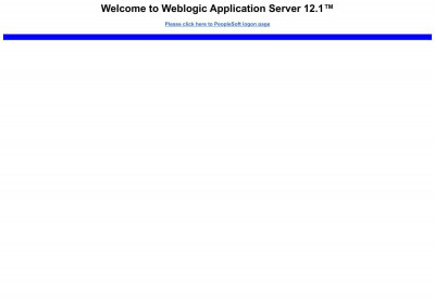 Oracle PeopleSoft Sign-in Oracle PeopleSoft Sign-in