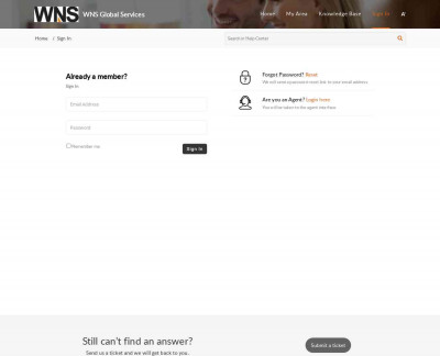 WNS Global Services | Sign In WNS Global Services | Sign In