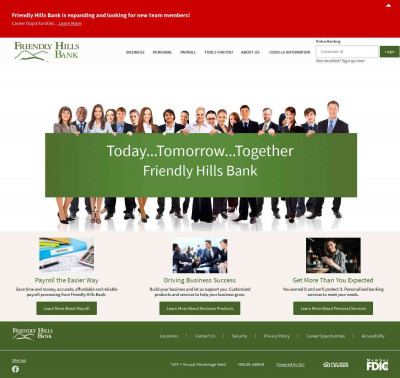 Time & Attendance - Friendly Hills Bank Time & Attendance - Friendly Hills Bank
