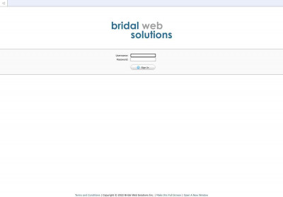 Bridal Web Solutions Retail Login Bridal Web Solutions Retail Login