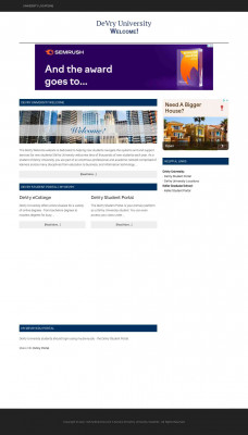 DeVry Student Portal DeVry Student Portal