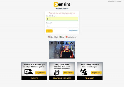 eMaint User Login eMaint User Login