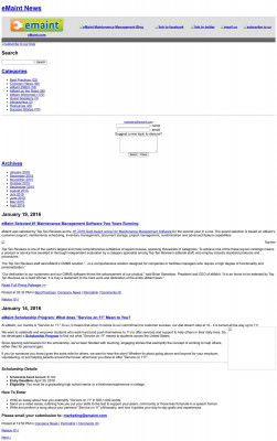 eMaint New Features & Updates Blog eMaint New Features & Updates Blog