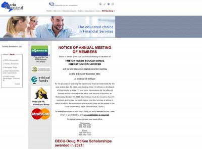 Ontario Educational Credit Union Ontario Educational Credit Union