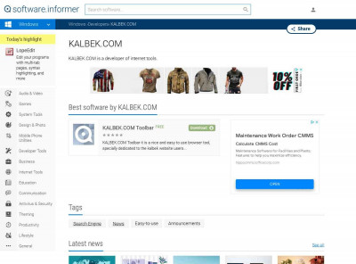 KALBEK.COM Toolbar, etc.: KALBEK.COM software updates ... KALBEK.COM Toolbar, etc.: KALBEK.COM software updates ...