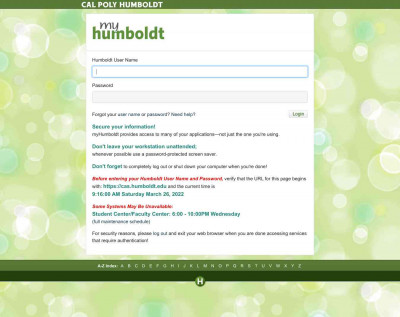 Login - CAS – Central Authentication Service - Humboldt State ... Login - CAS – Central Authentication Service - Humboldt State ...