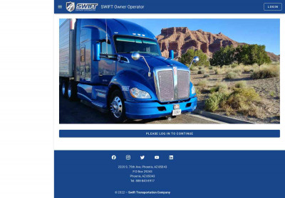 SWIFT Owner Operator Portal: Home SWIFT Owner Operator Portal: Home