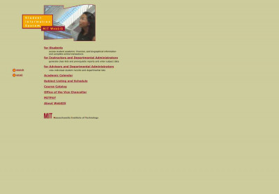 For Students - MIT WebSIS For Students - MIT WebSIS