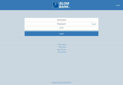 Login - eBLOM - BLOM Bank Login - eBLOM - BLOM Bank