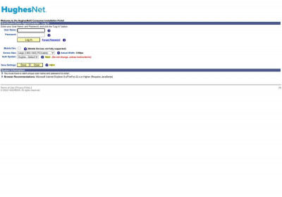 (User login) HughesNet® Installation Portal (User login) HughesNet® Installation Portal