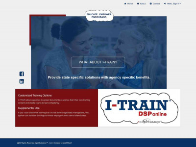 Trainee Sign In - I-TRAIN Trainee Sign In - I-TRAIN