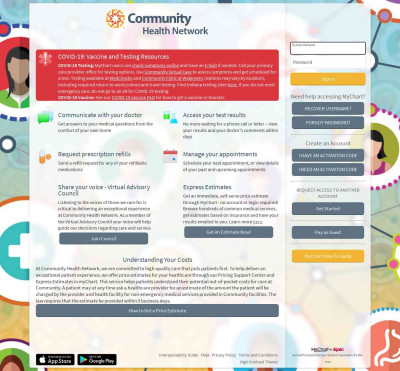 MyChart - eCommunity - Community Health Network MyChart - eCommunity - Community Health Network