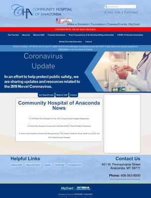 Patient Portal - MyChart - Community Hospital of Anaconda Patient Portal - MyChart - Community Hospital of Anaconda